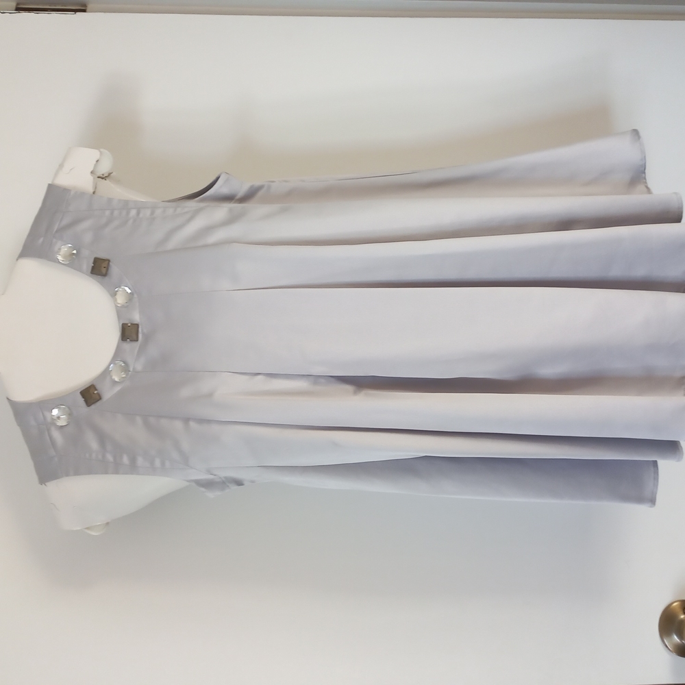 Silver sleeveless blouse